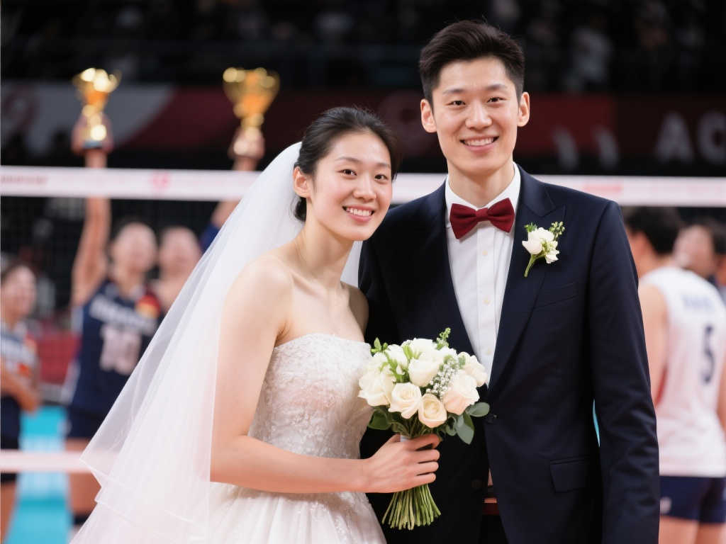 喜讯！30岁奥运女排冠军喜结良缘，丈夫颜值身高双在线